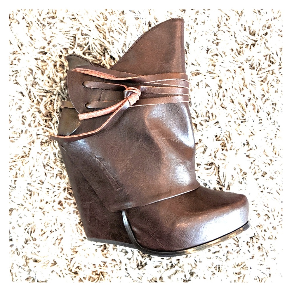 Leather Booties by Heart Soul